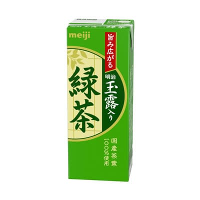 明治玉露入り緑茶 200ml