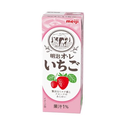 明治オ・レ いちご 200ml