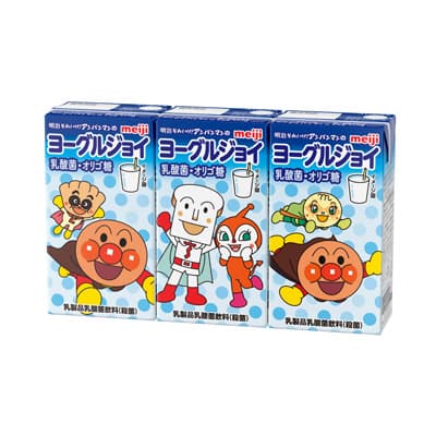 明治それいけ！アンパンマンのヨーグルジョイ 乳酸菌・オリゴ糖 125ml×3