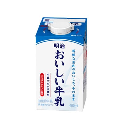 明治おいしい牛乳 450ml