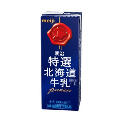明治特選北海道牛乳 200ml