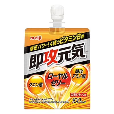 即攻元気ゼリー アミノ酸＆ローヤルゼリー 栄養ドリンク味 180g