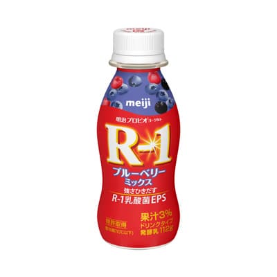 明治プロビオヨーグルトR-1ドリンクタイプ ブルーベリーミックス 112g