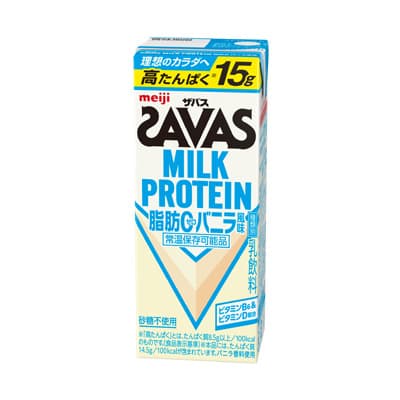 （ザバス）MILK PROTEIN 脂肪0 バニラ風味 200ml