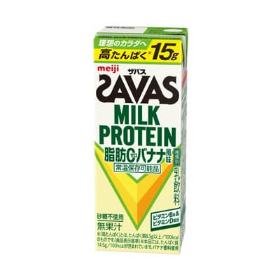 （ザバス）MILK PROTEIN 脂肪0 バナナ風味 200ml