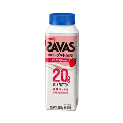 ザバス MILK PROTEIN のむヨーグルト 脂肪0 ストロベリー風味 250g