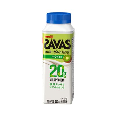 ザバス MILK PROTEIN のむヨーグルト 脂肪0 キウイ風味 250g