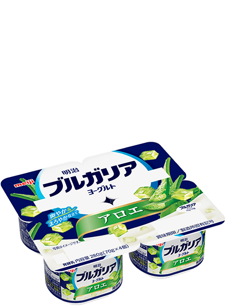 明治ブルガリアヨーグルトアロエ 70g×4