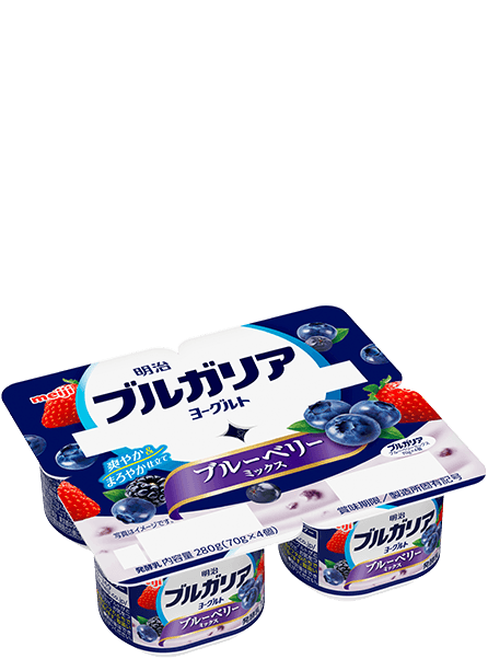 明治ブルガリアヨーグルトブルーベリーミックス 70g×4